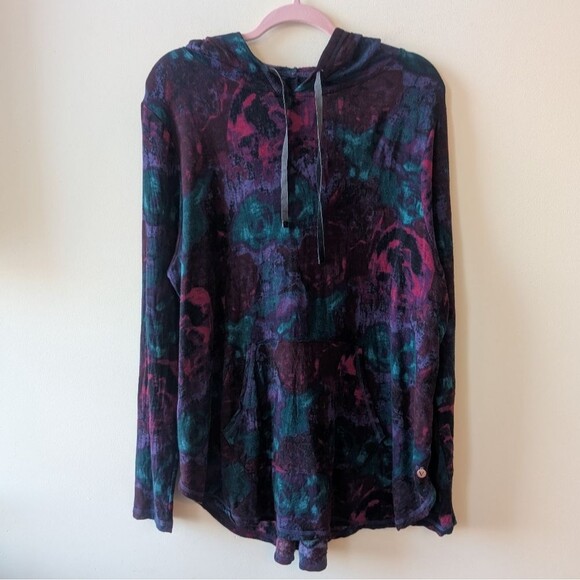 Lane Bryant LIVI Long Sleeve Printed Hooded Top 18-20 - Picture 4 of 8